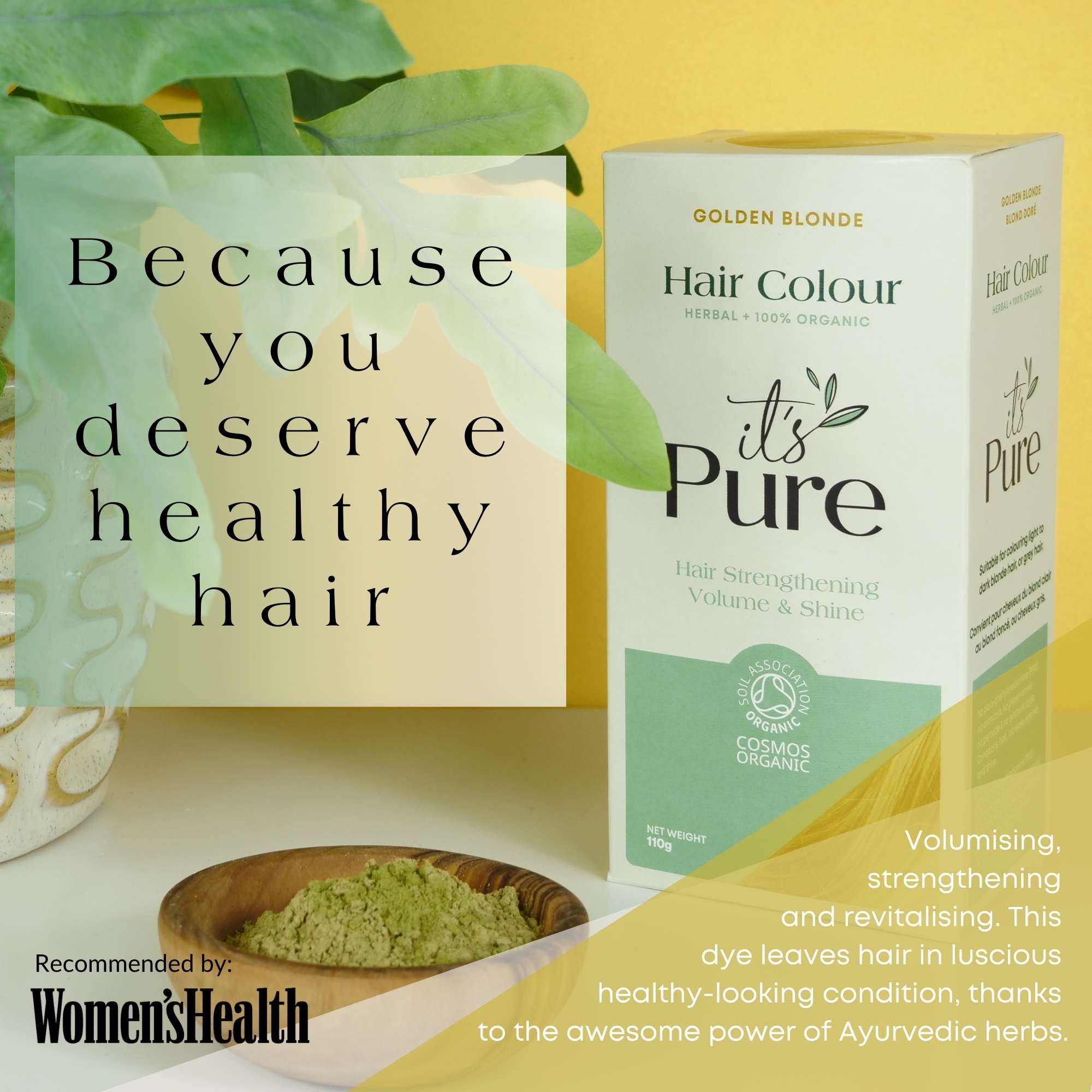 It's Pure Organics Hair Colour Golden Blonde
