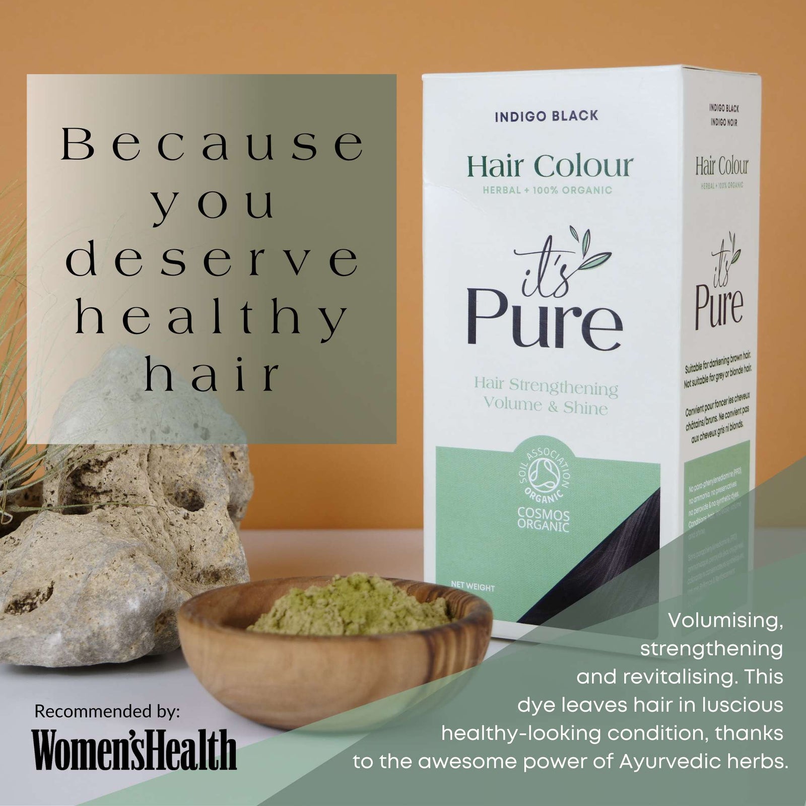 It's Pure Organics Hair Colour Indigo Black