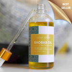 Nzema Appolo Cold-Pressed Hydrating Baobab Oil 100ml - Anti-Ageing, Collagen Production, Eczema, Scars