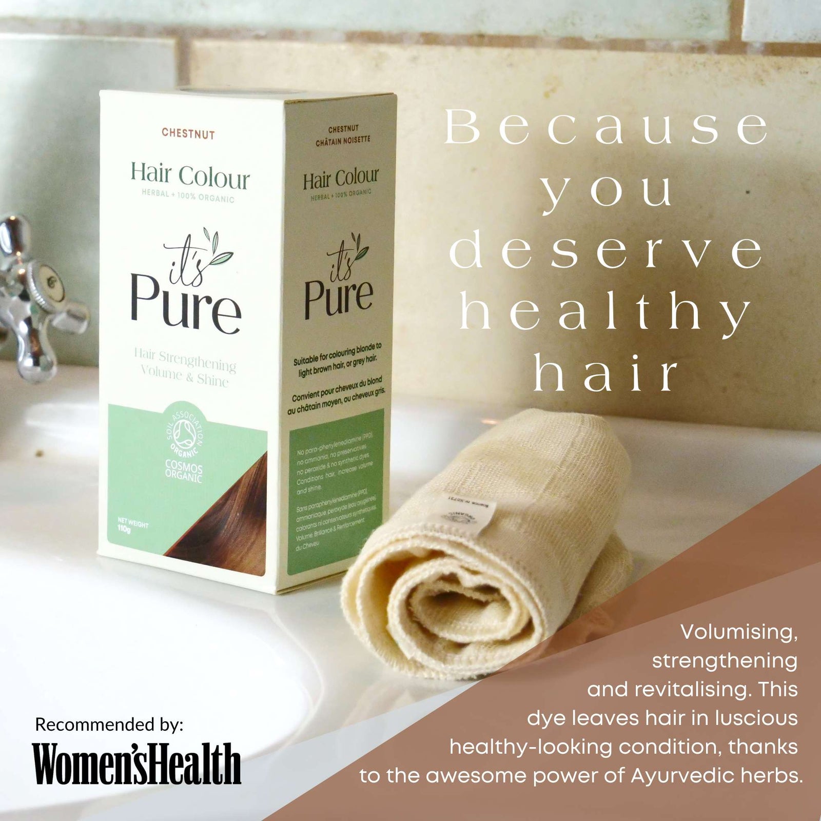 It's Pure Organics Hair Colour Chestnut