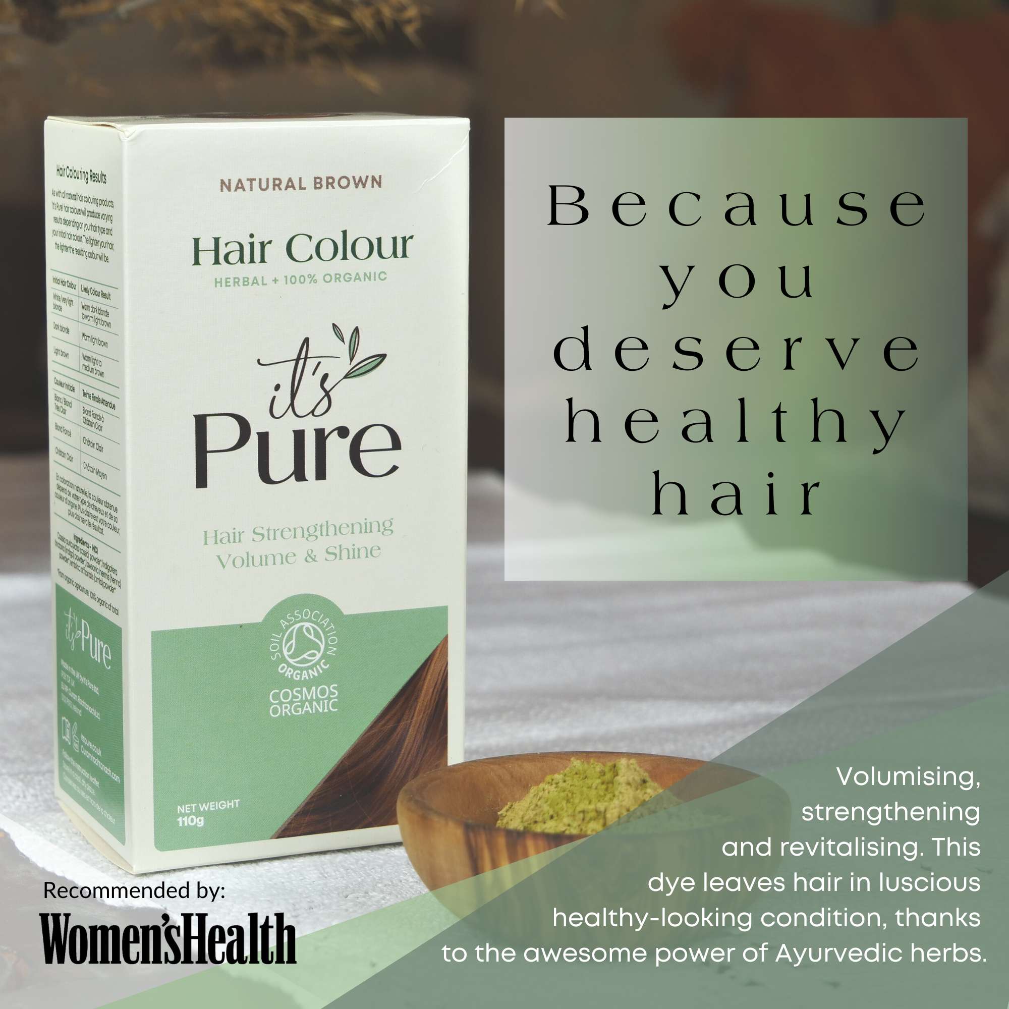 It's Pure Organics Hair Colour Natural Brown