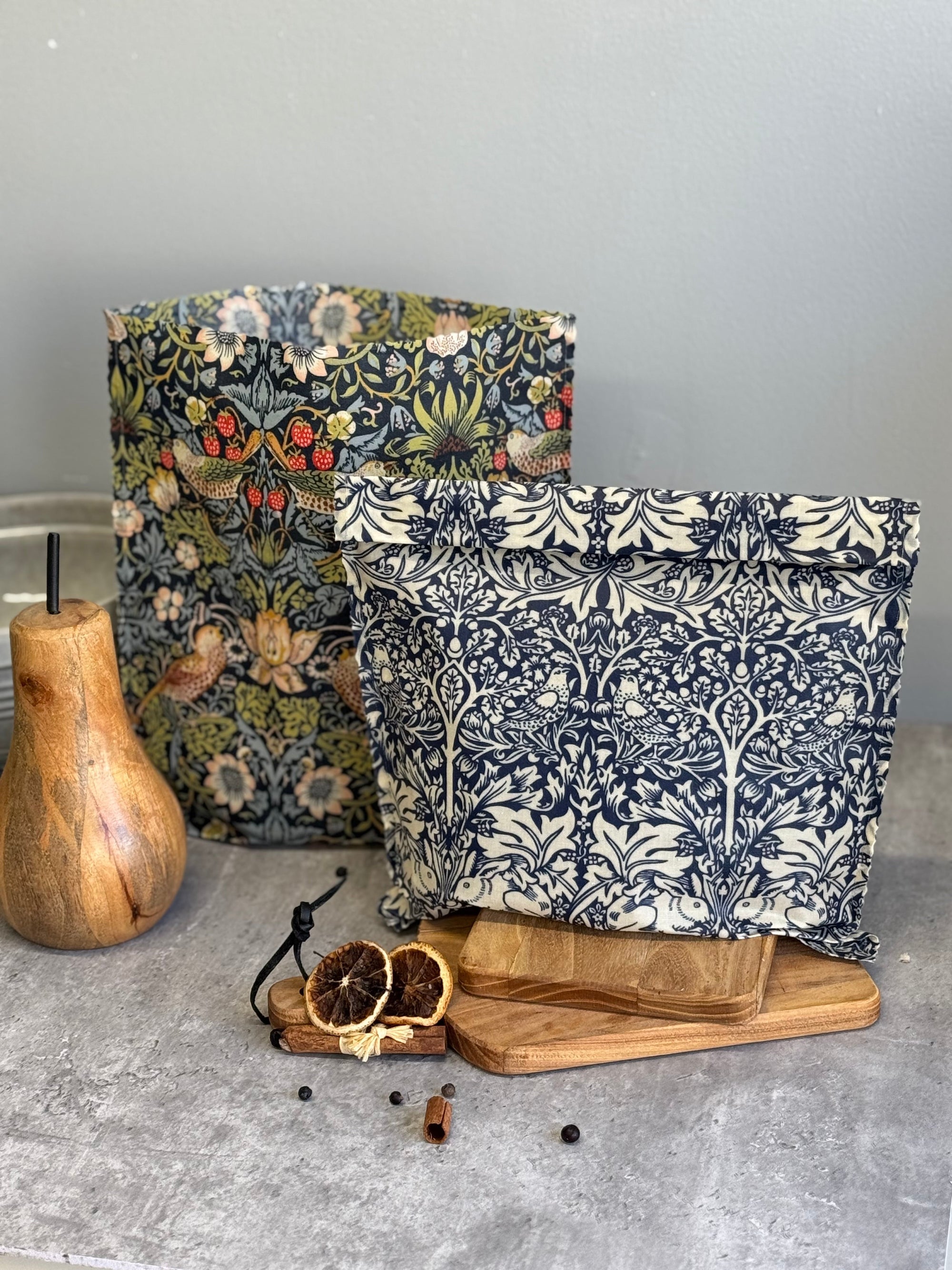 William Morris Beeswax Bag