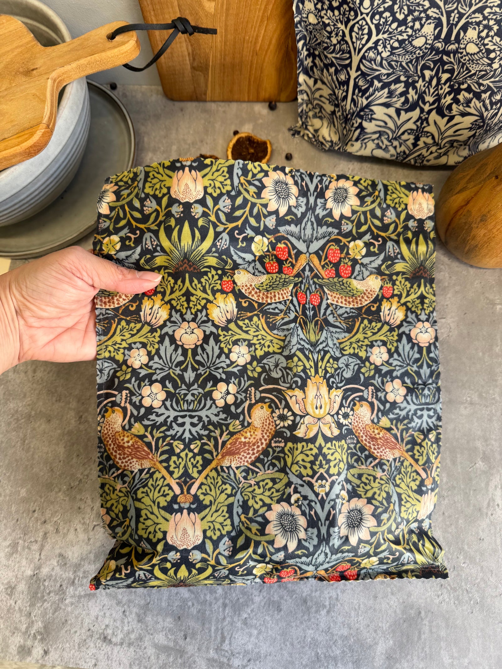 William Morris Beeswax Bag