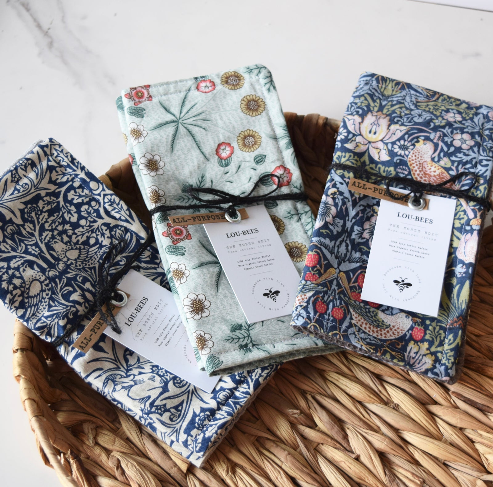 All Purpose Cloth William Morris (Strawberry Thief)