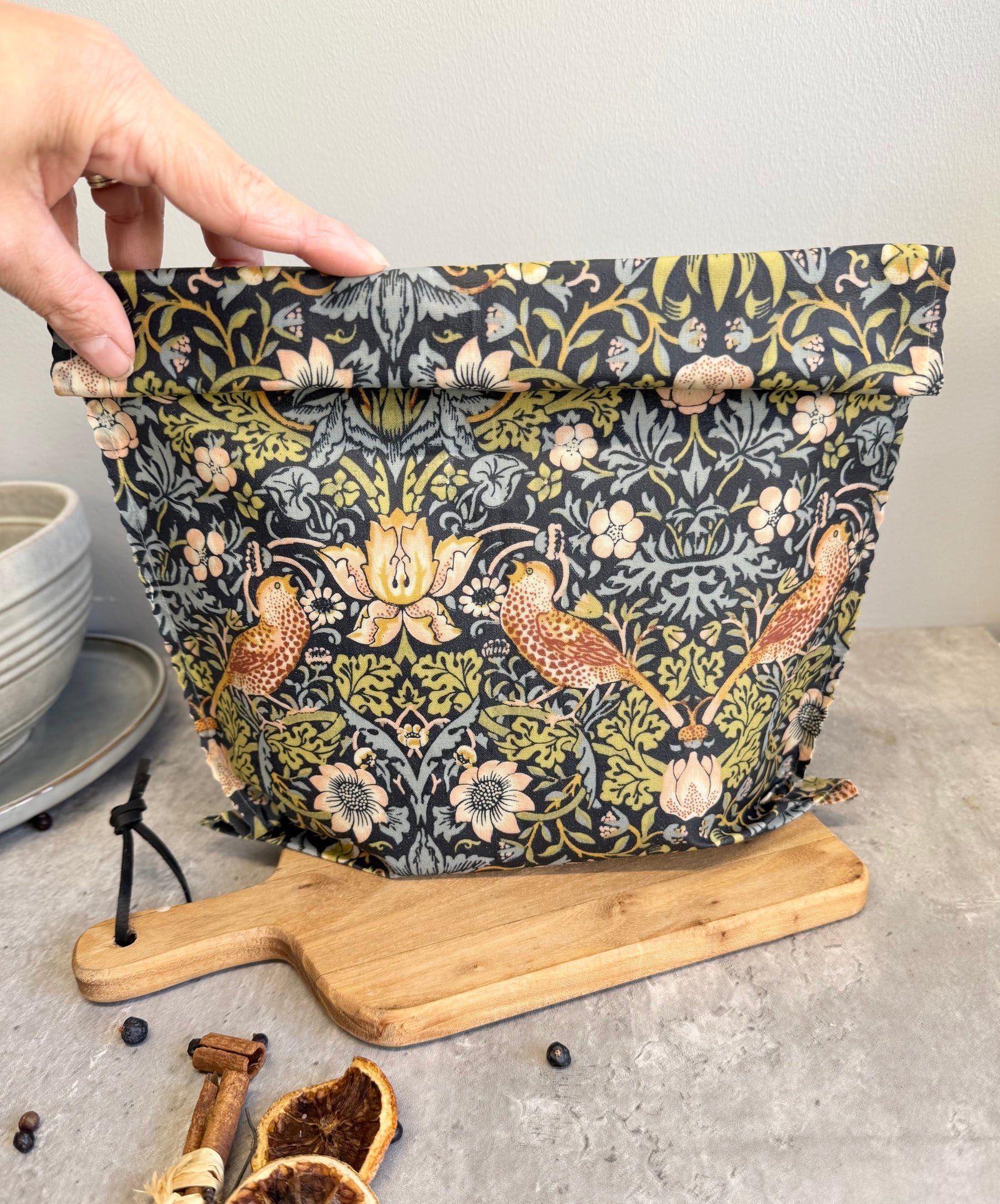 William Morris Beeswax Bag