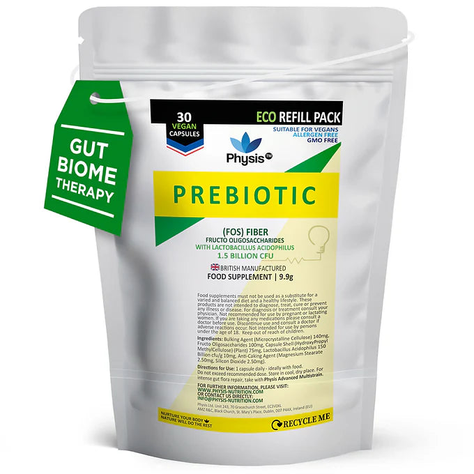 Physis Bio-Fuel Blend Prebiotic Eco-Pack - 30 Capsules