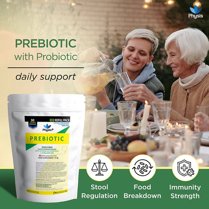 Physis Bio-Fuel Blend Prebiotic Eco-Pack - 30 Capsules