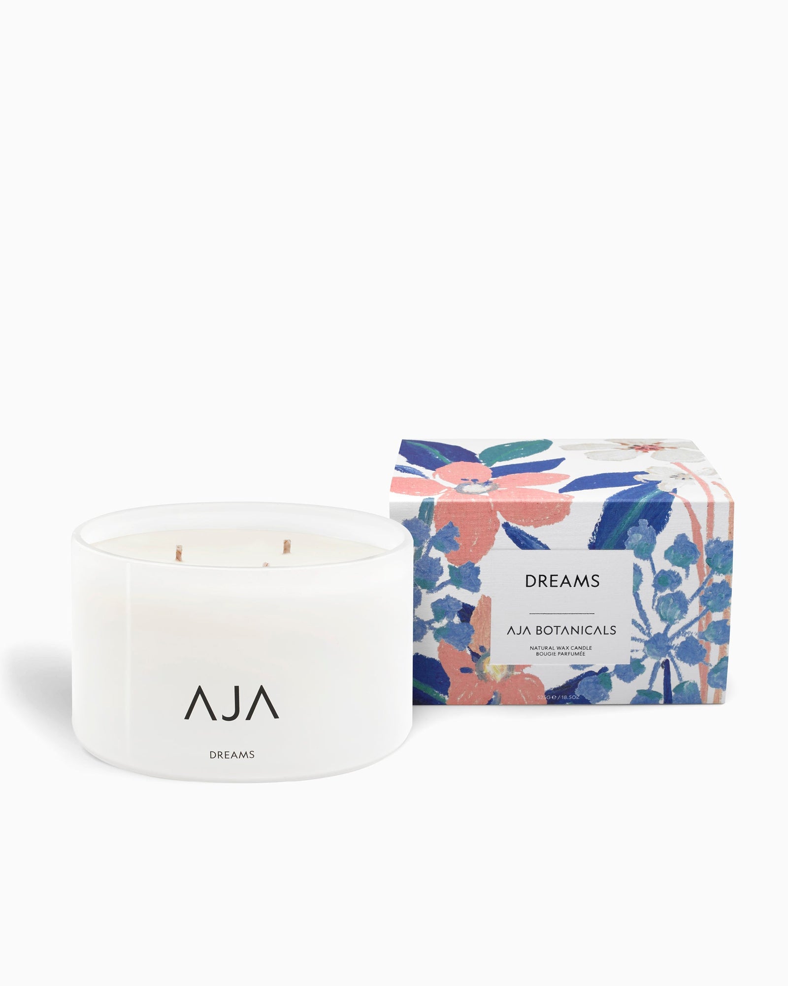 Dreams Three Wick Candle - White