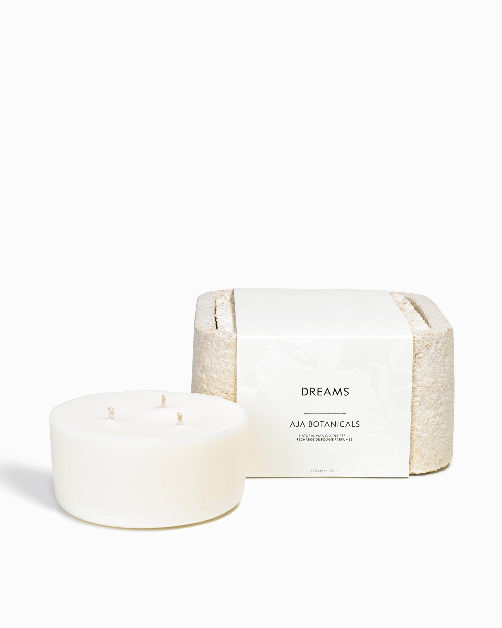 Dreams Three Wick Candle Refill - White