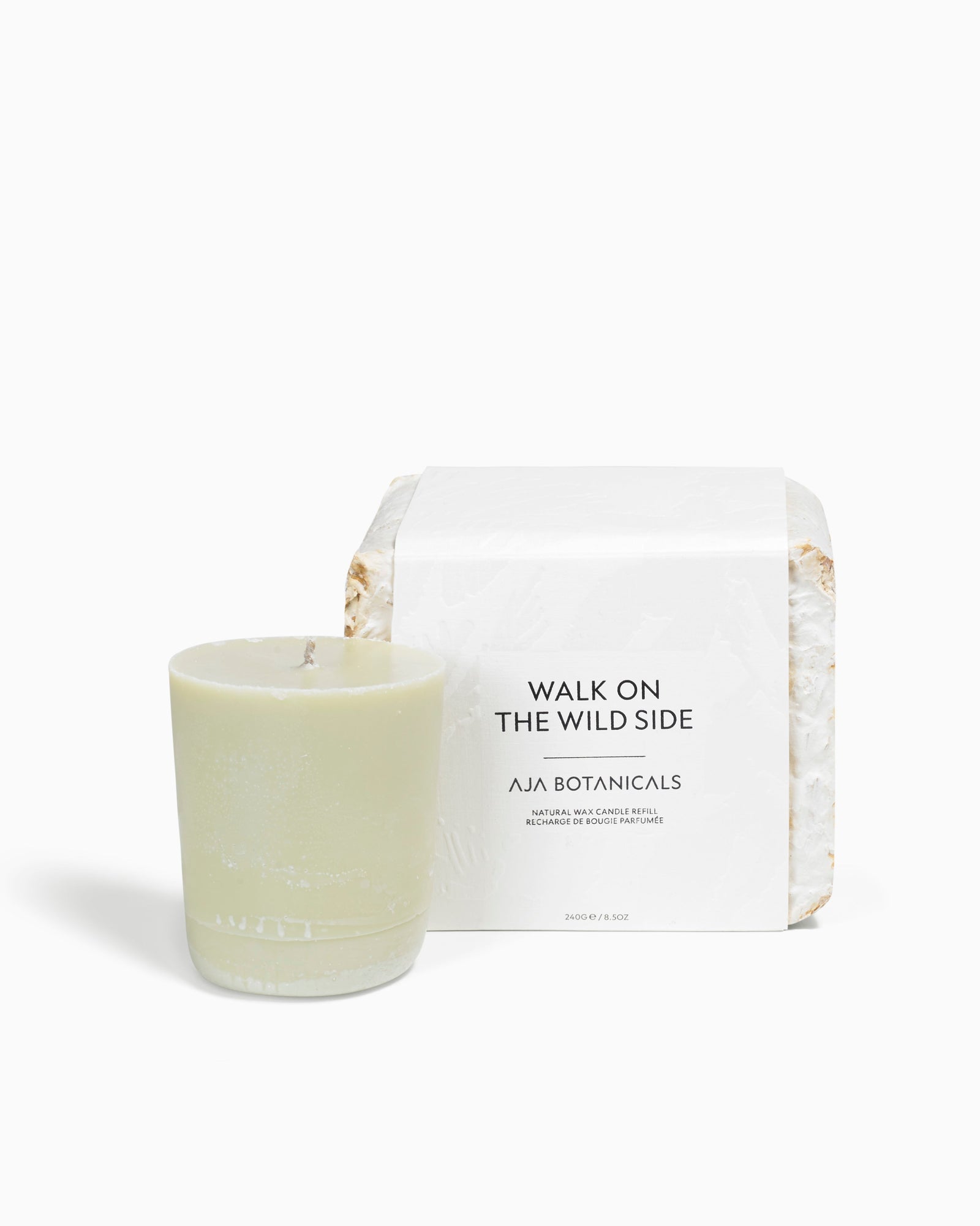 Walk On The Wild Side Single Wick Candle Refill - White