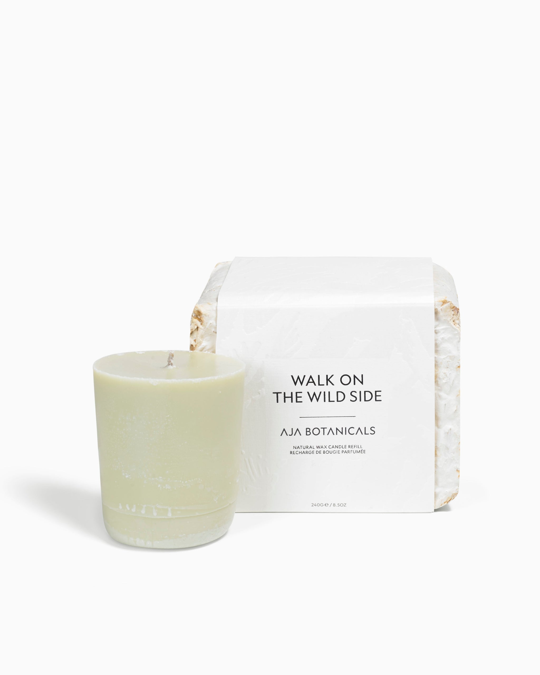 Walk On The Wild Side Single Wick Candle Refill - White
