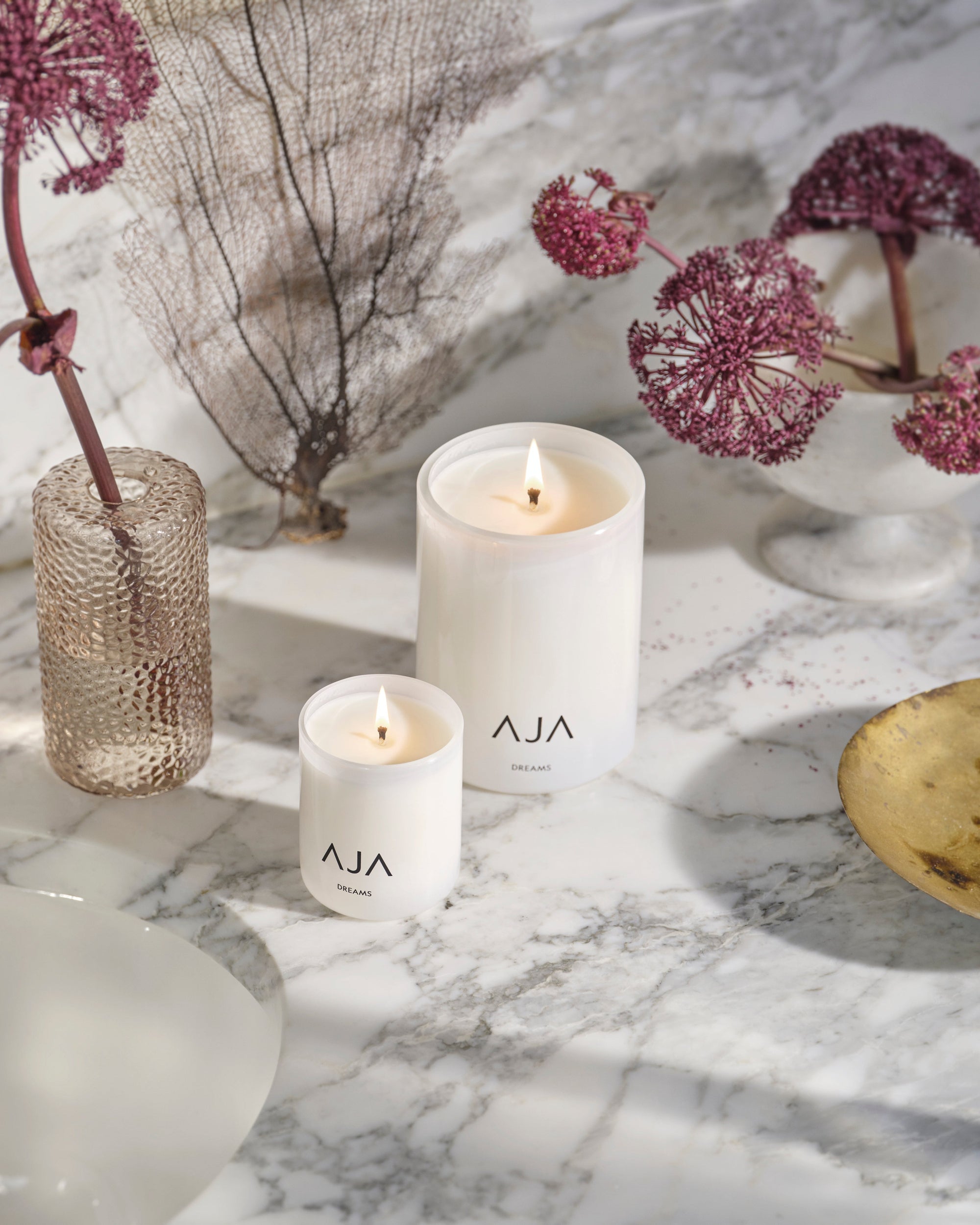 Dreams Single Wick Candle - White