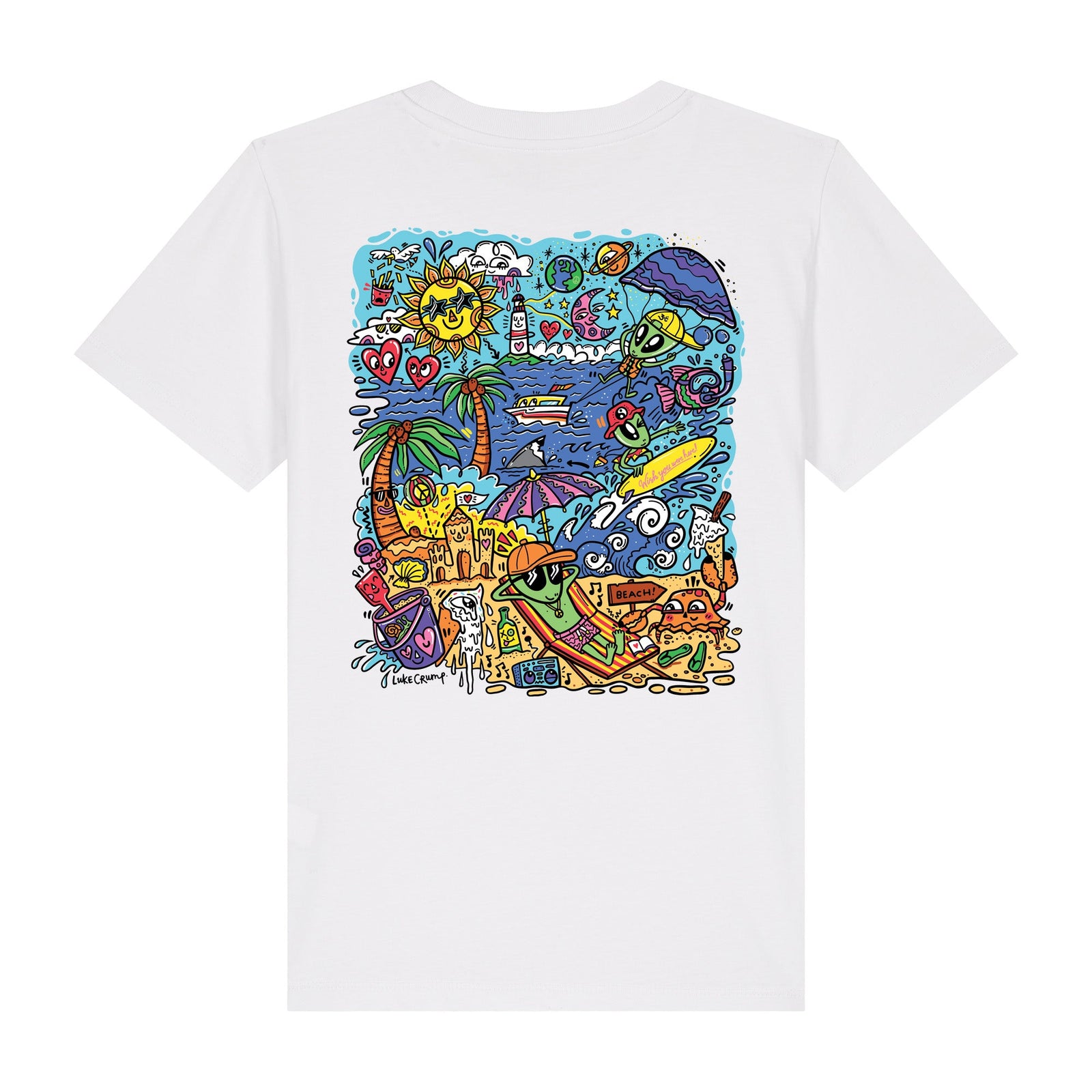 Luke Crump Beach Kids T-Shirt