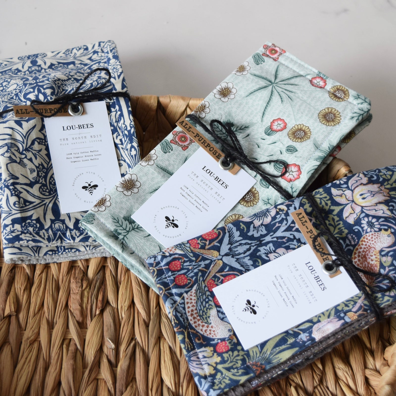 All Purpose Cloth William Morris (Strawberry Thief)