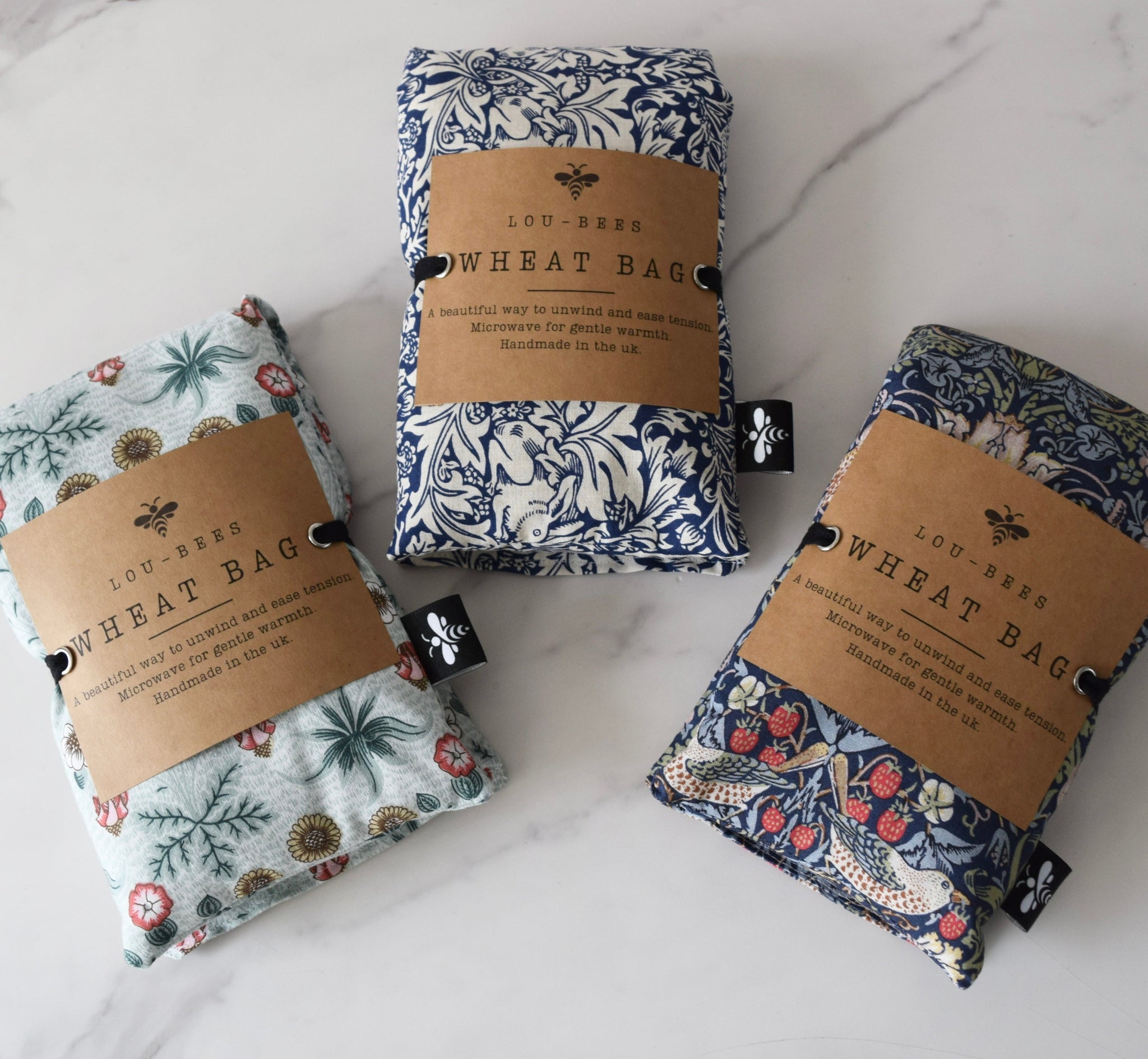 Wheat Bag, William Morris Brother Rabbit Microwaveable Warmth.