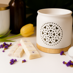 Mandala Warmer & Botanical Wax Melts Set