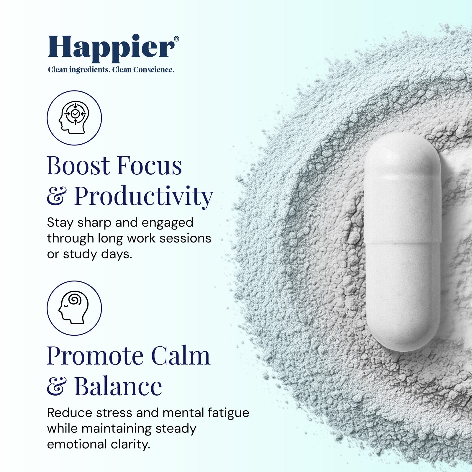 Happier Cognition and Focus Complex (60 capsules)