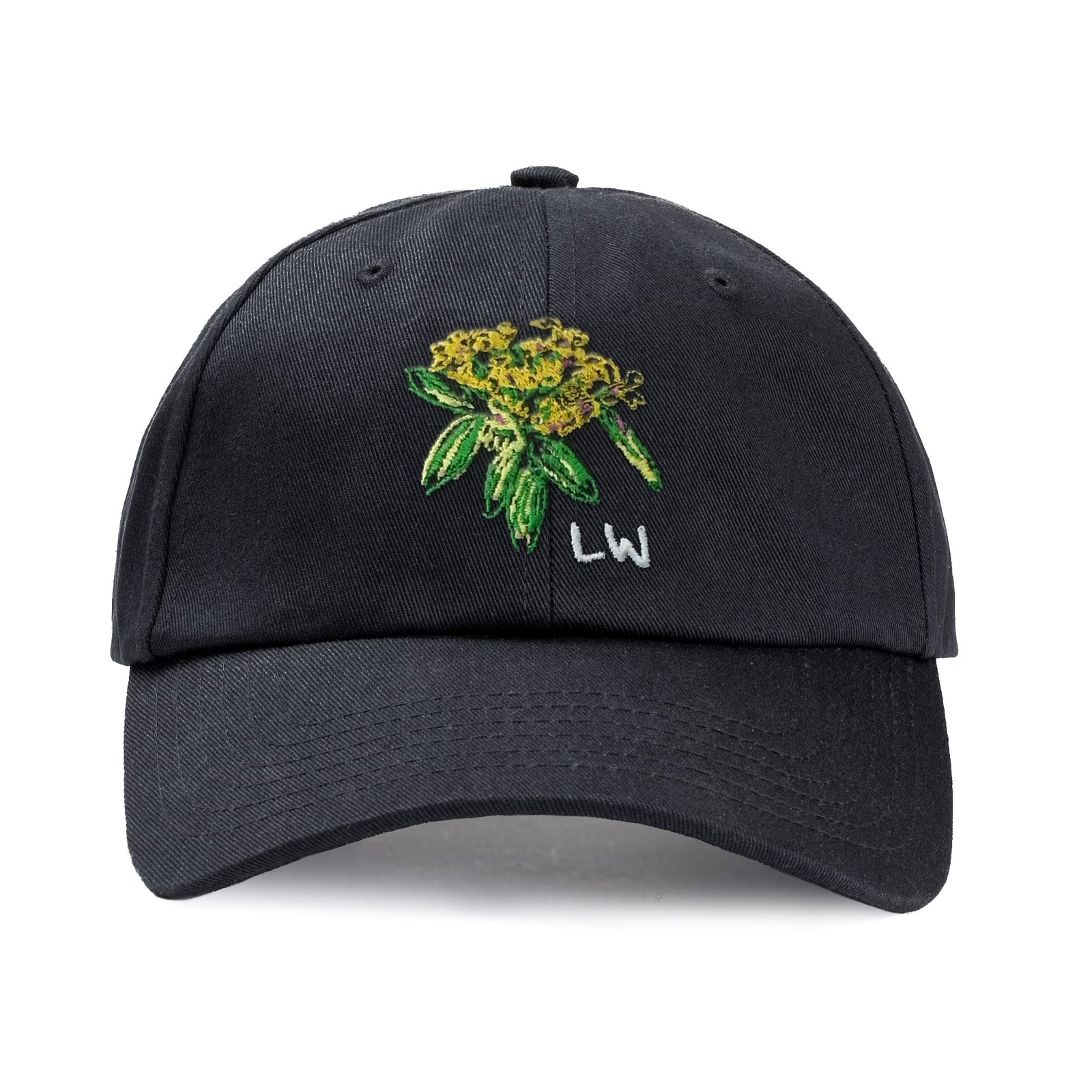 Leah Wood Yellow Flower Cap