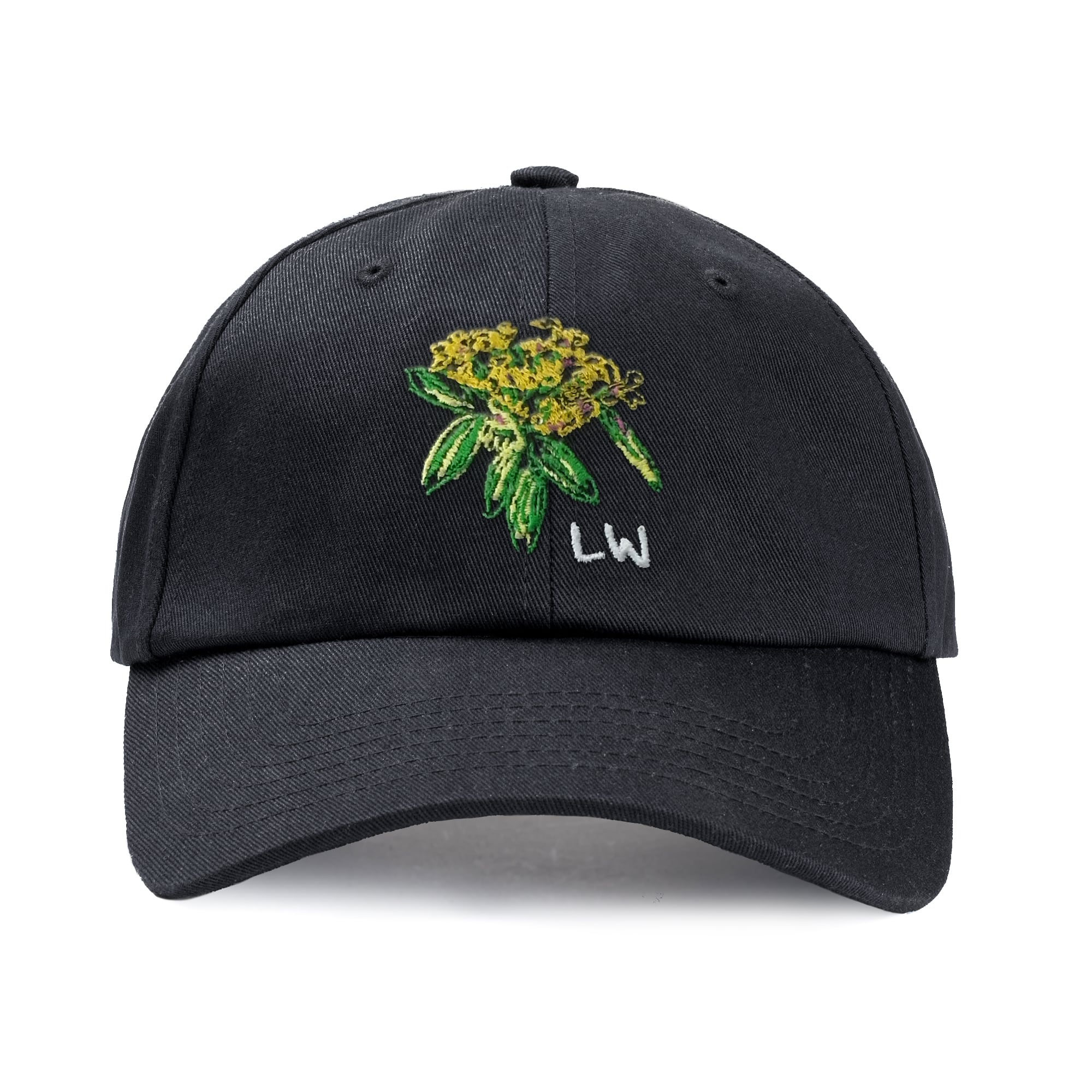 Leah Wood Yellow Flower Cap