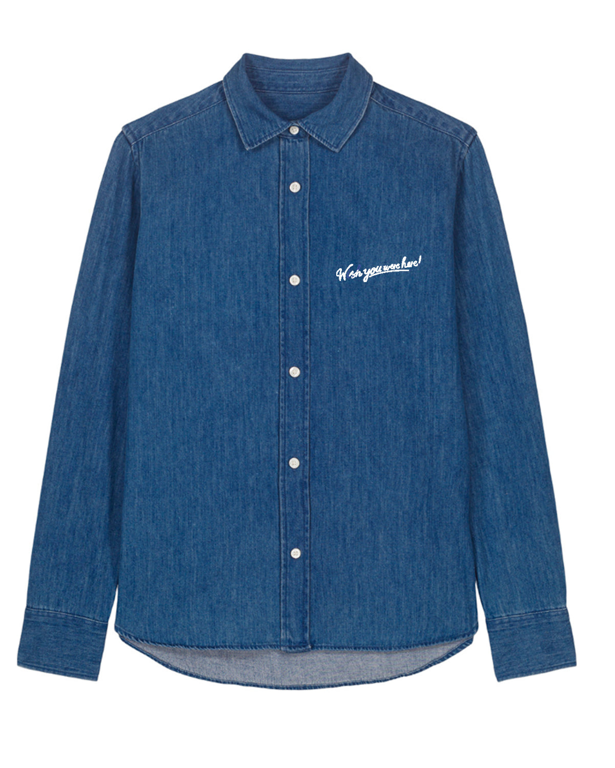 Luke Crump Wish You Were Here Denim Shirt