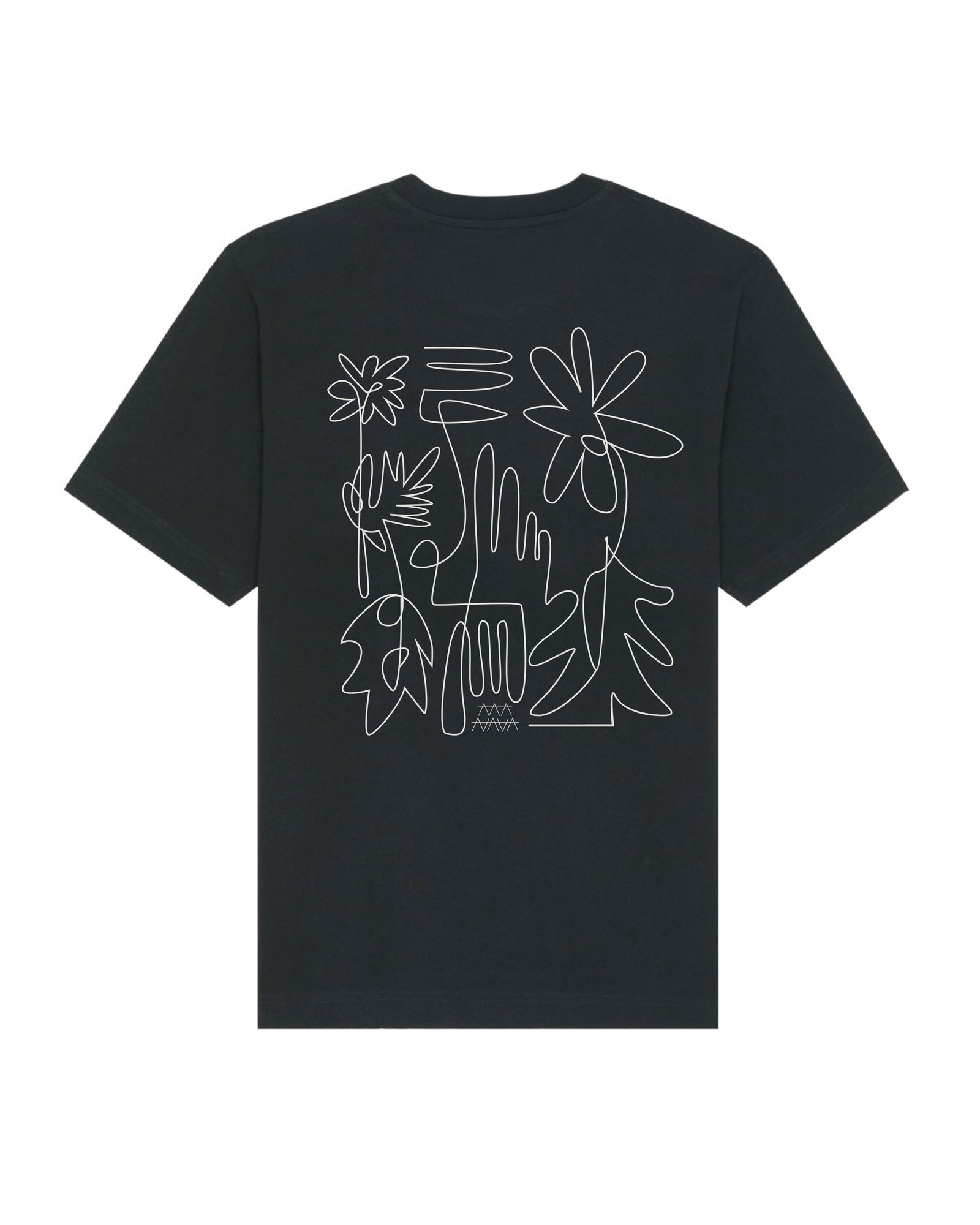 Nature Line Drawing T-Shirt