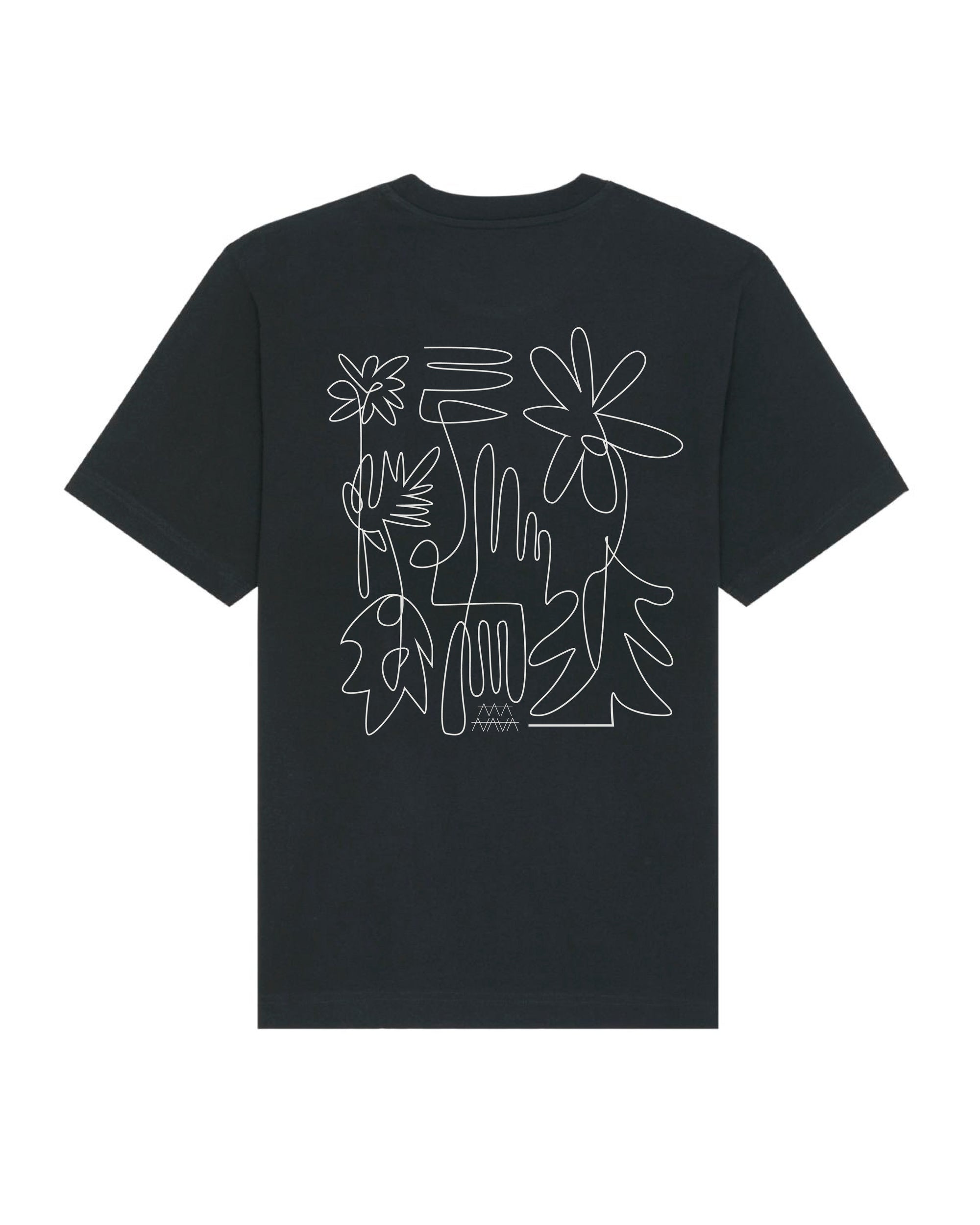 Nature Line Drawing T-Shirt