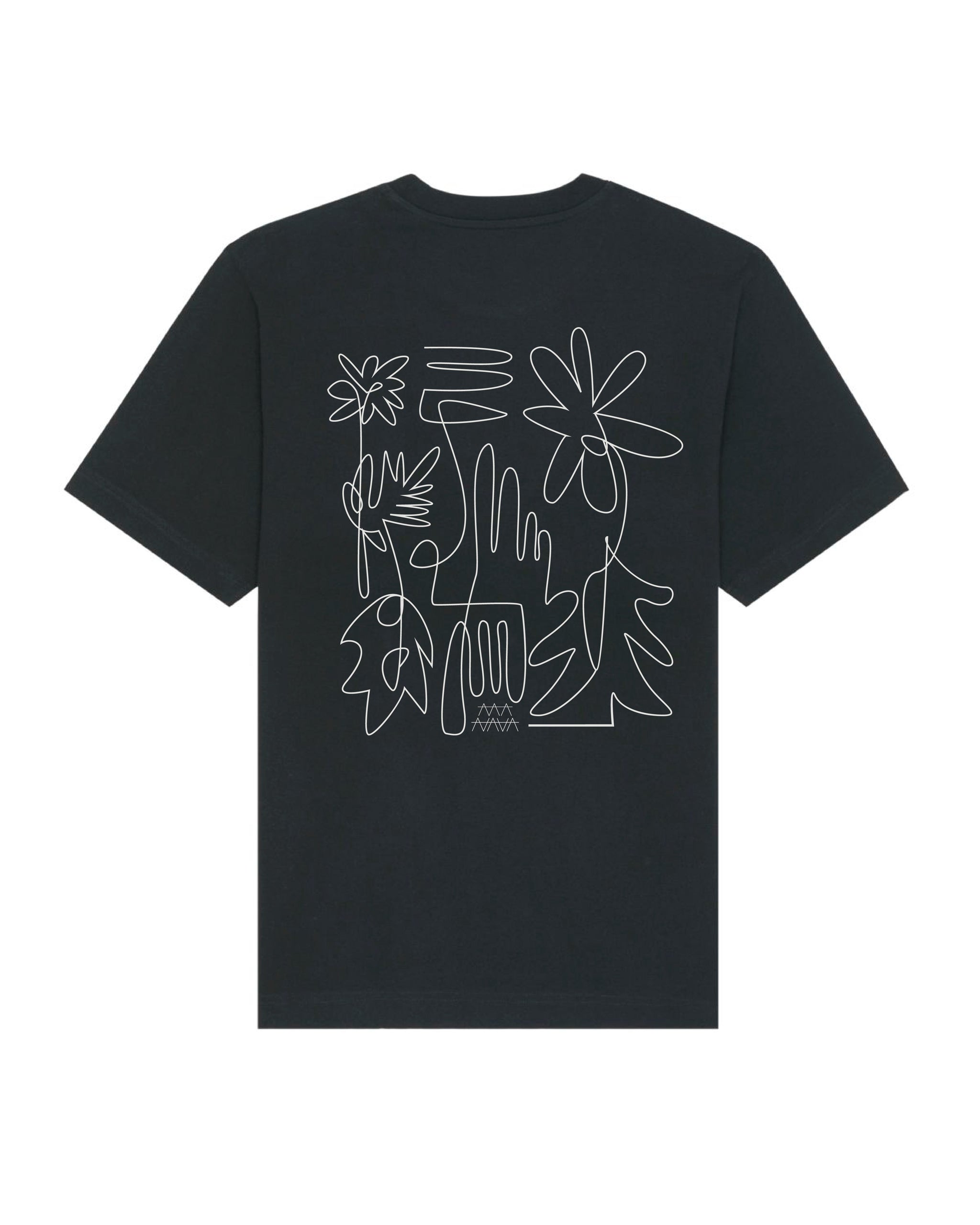 Nature Line Drawing T-Shirt