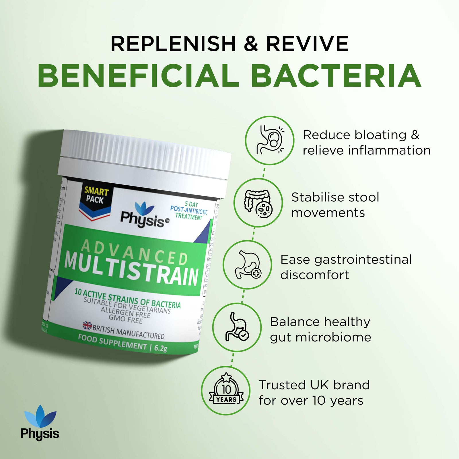 Physis Advanced Multistrains -  5 Day Treatment