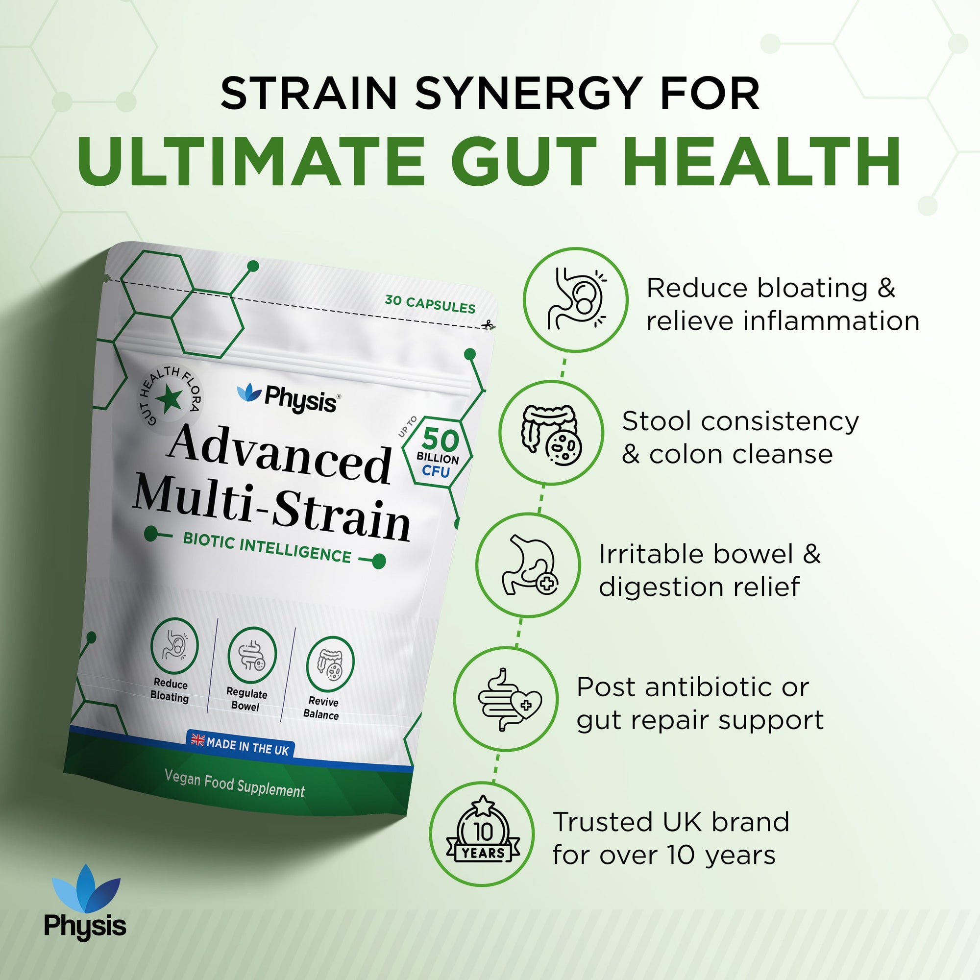 Physis Advanced Multistrains - One Month Supply