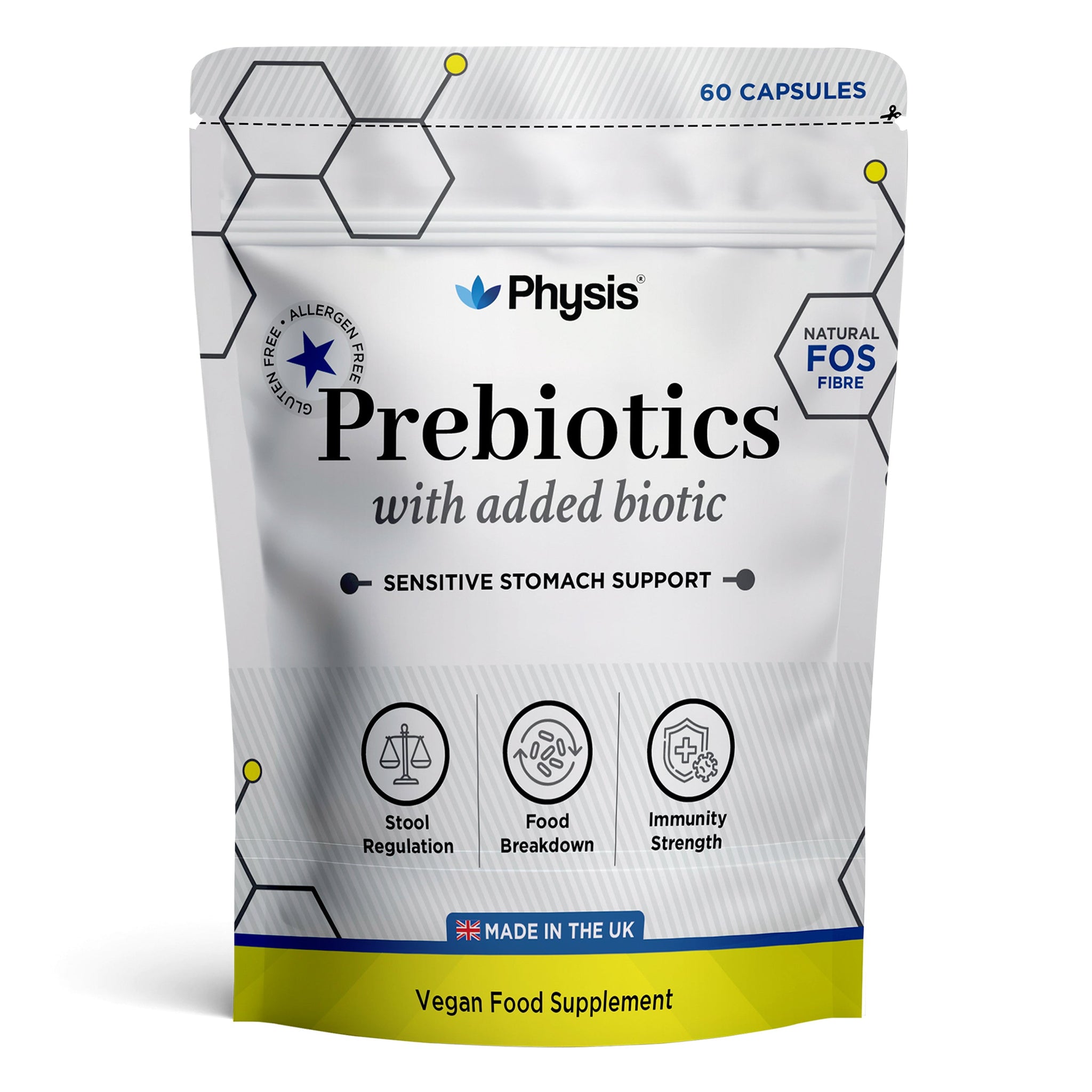 Physis Bio-Fuel Blend Prebiotic - 60 Capsules