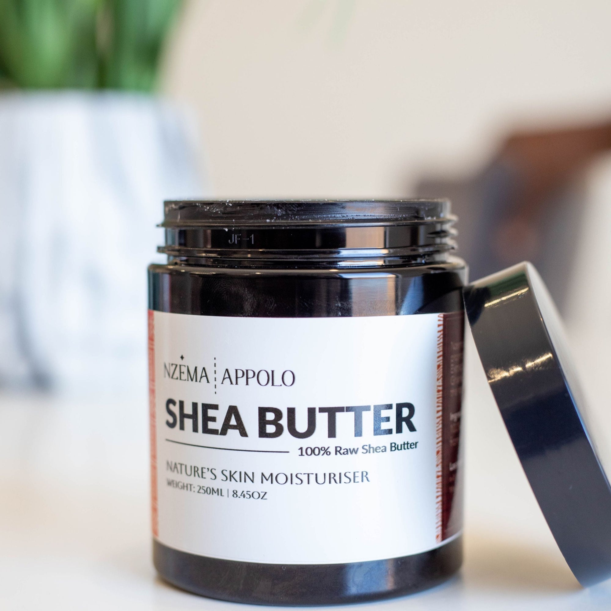 Nzema Appolo Unrefined, Raw Shea Butter 250ml - Dry Skin, Eczema, Dark Marks