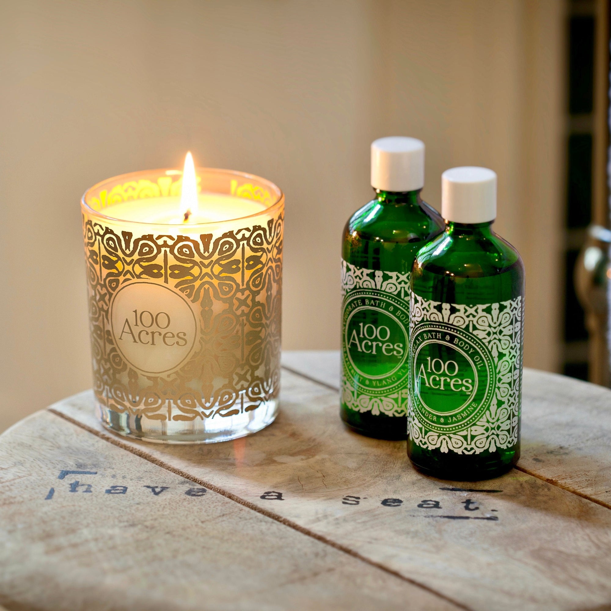 Orange, Cinnamon & Frankincense Single-Wick Golden Scented Candle